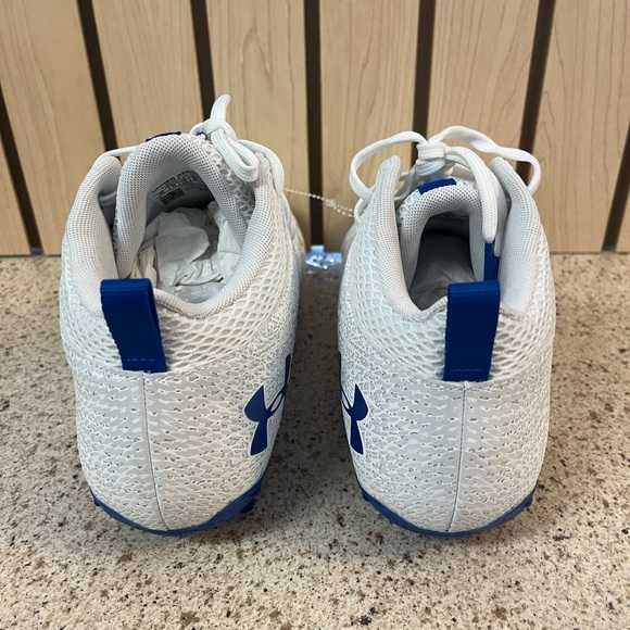 Under Armour Spotlight 4D Foam UA Mens Football Cleats Sz 12 White 3023963-103 - Picture 7 of 10